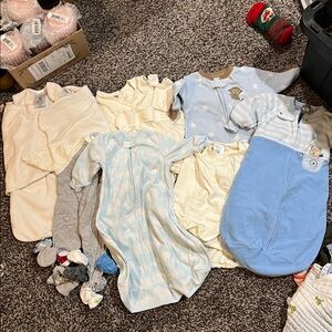 Baby Sleep Sacks and Onesie Set
